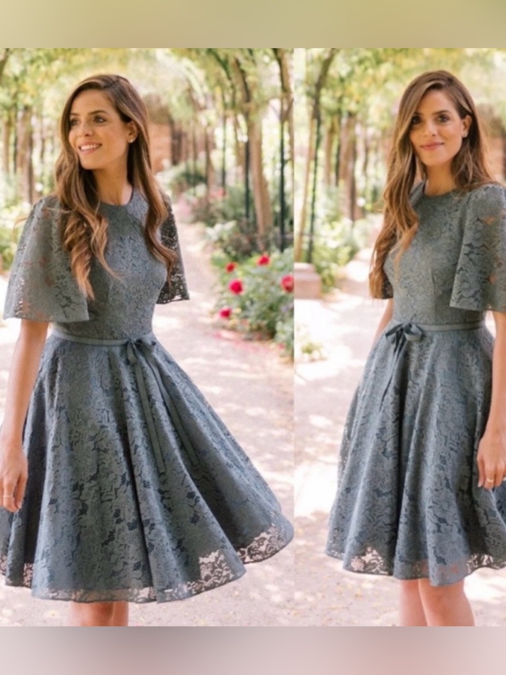 Gal Meets Glam Harper dot & flare lace dress size 4 NWT